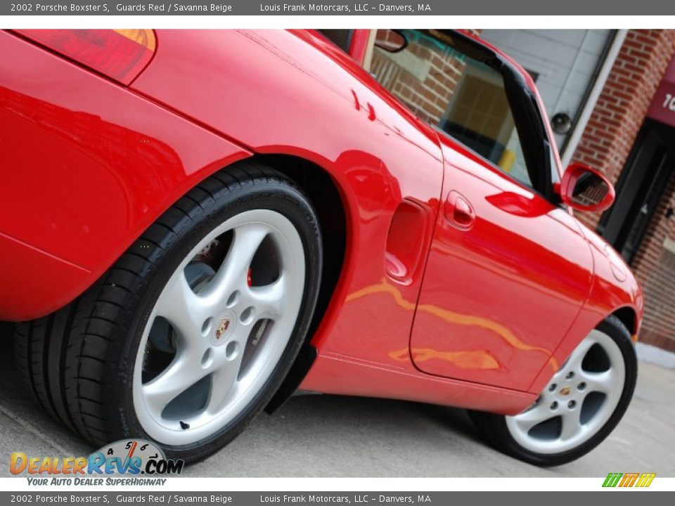 2002 Porsche Boxster S Guards Red / Savanna Beige Photo #17