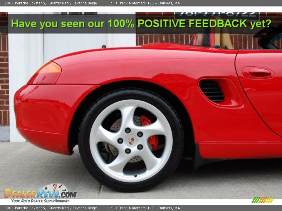 2002 Porsche Boxster S Guards Red / Savanna Beige Photo #29