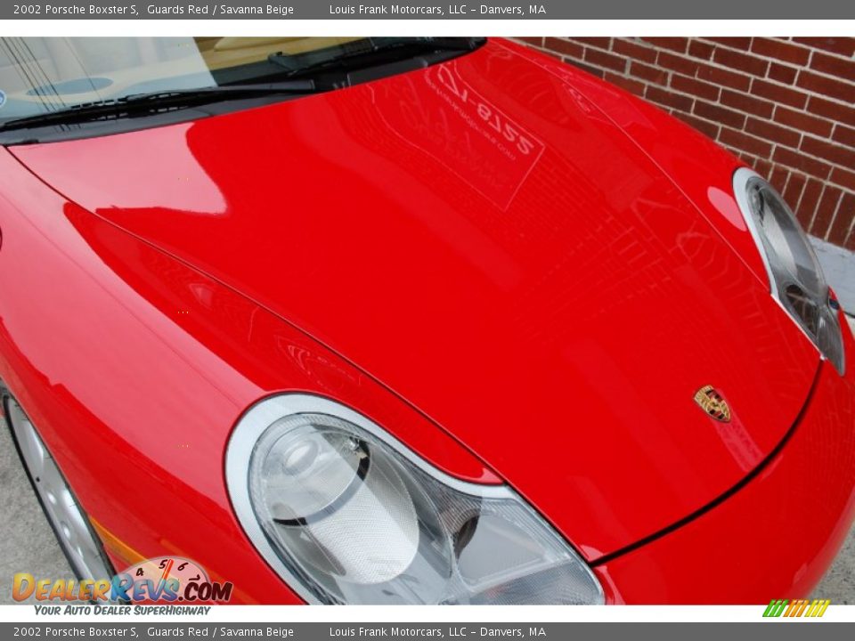 2002 Porsche Boxster S Guards Red / Savanna Beige Photo #31