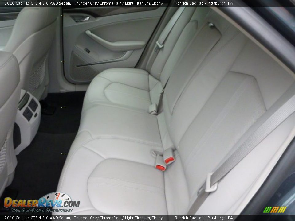 2010 Cadillac CTS 4 3.0 AWD Sedan Thunder Gray ChromaFlair / Light Titanium/Ebony Photo #4
