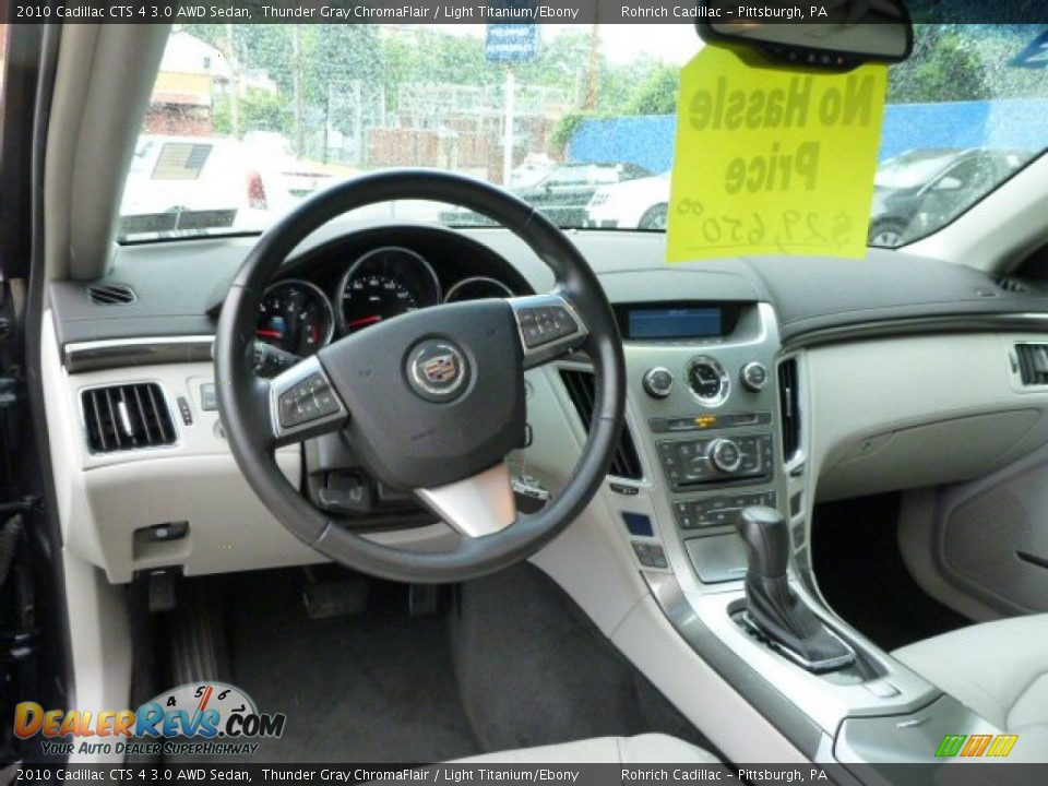 2010 Cadillac CTS 4 3.0 AWD Sedan Thunder Gray ChromaFlair / Light Titanium/Ebony Photo #5