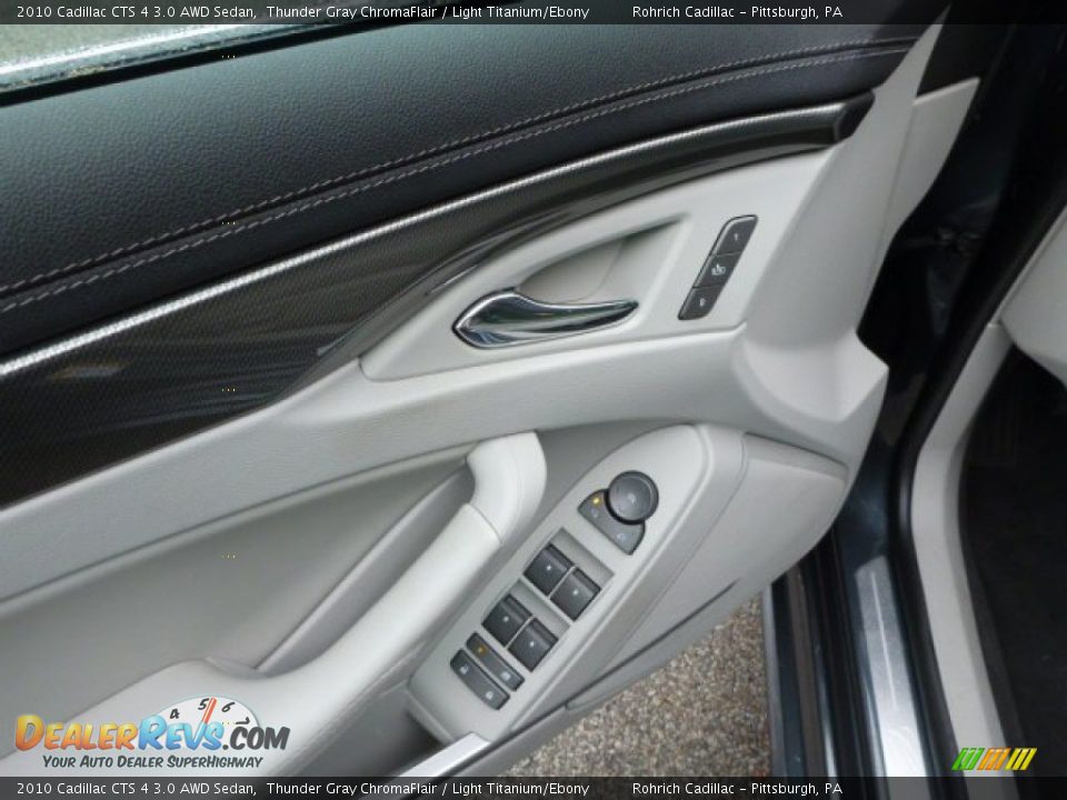 2010 Cadillac CTS 4 3.0 AWD Sedan Thunder Gray ChromaFlair / Light Titanium/Ebony Photo #6