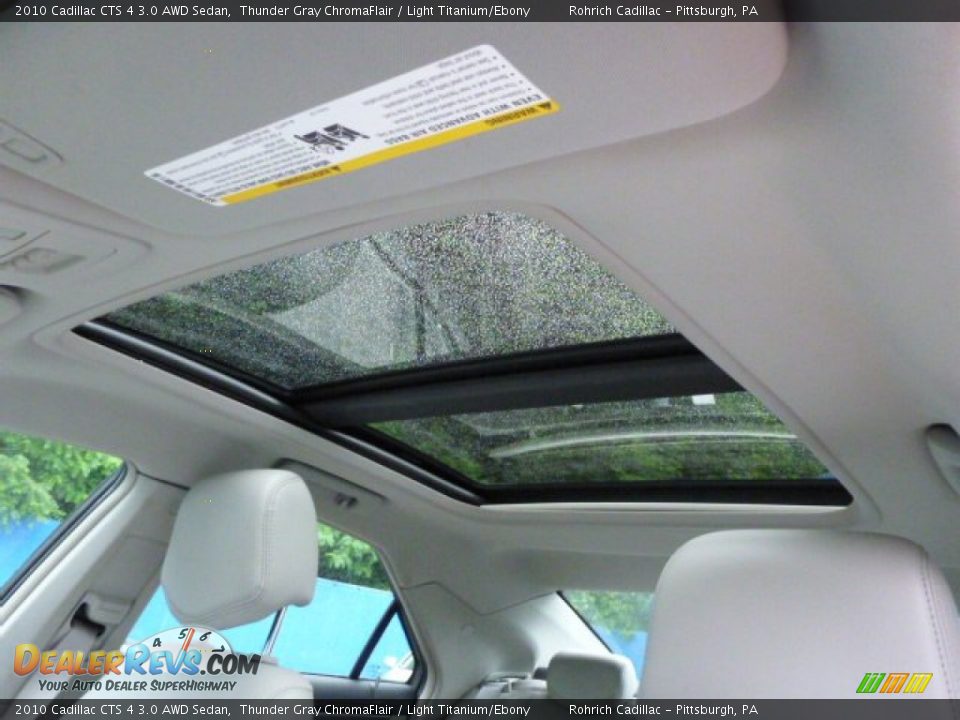 2010 Cadillac CTS 4 3.0 AWD Sedan Thunder Gray ChromaFlair / Light Titanium/Ebony Photo #7