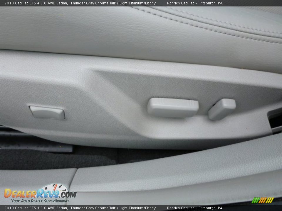 2010 Cadillac CTS 4 3.0 AWD Sedan Thunder Gray ChromaFlair / Light Titanium/Ebony Photo #17