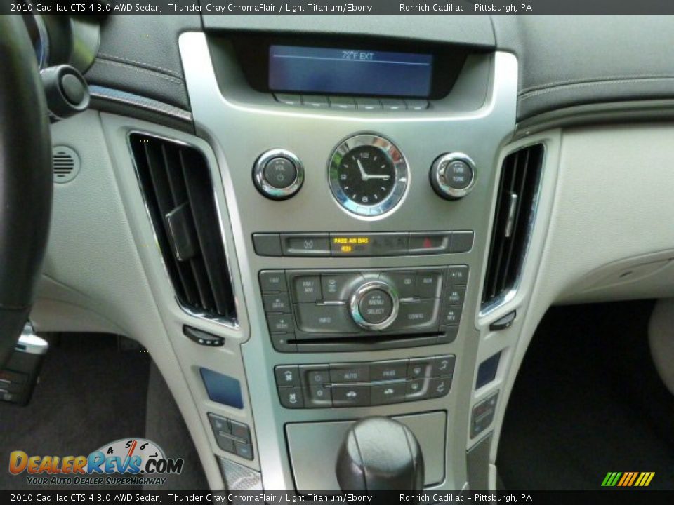 2010 Cadillac CTS 4 3.0 AWD Sedan Thunder Gray ChromaFlair / Light Titanium/Ebony Photo #19