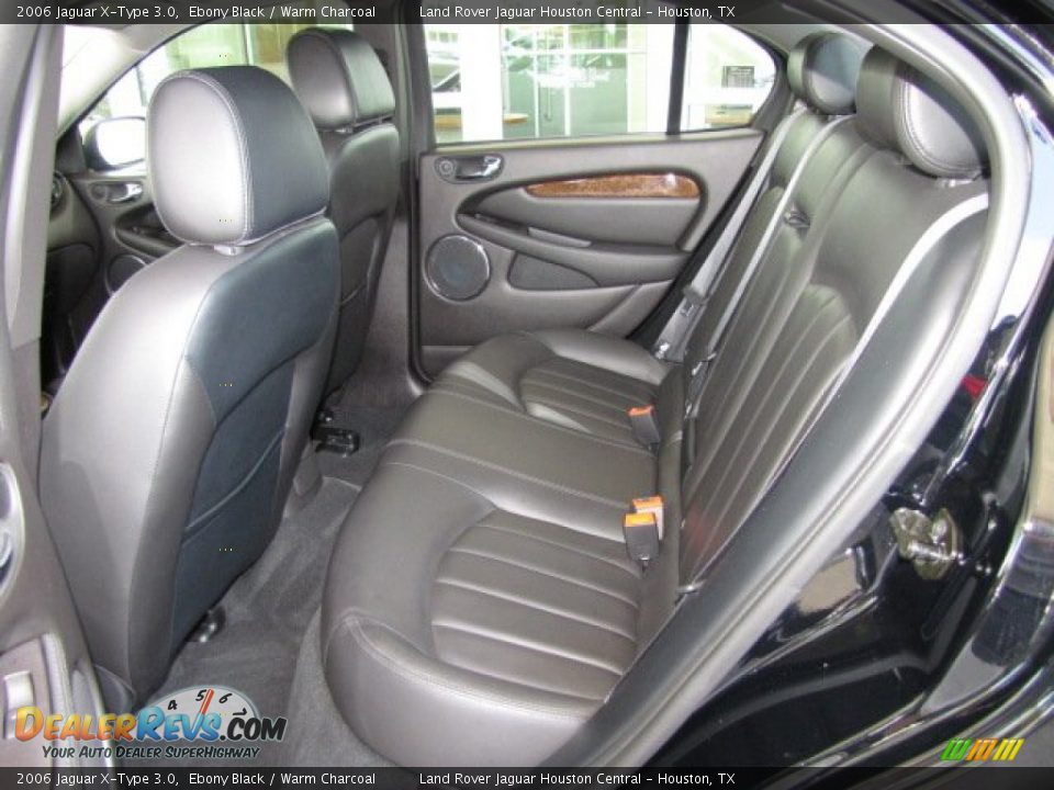 2006 Jaguar X-Type 3.0 Ebony Black / Warm Charcoal Photo #4