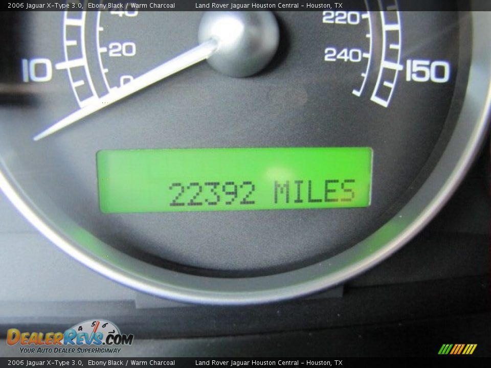 2006 Jaguar X-Type 3.0 Ebony Black / Warm Charcoal Photo #19