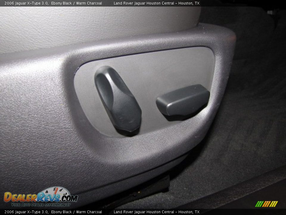 2006 Jaguar X-Type 3.0 Ebony Black / Warm Charcoal Photo #24