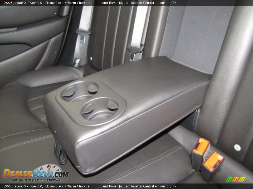 2006 Jaguar X-Type 3.0 Ebony Black / Warm Charcoal Photo #27