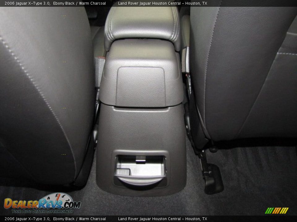 2006 Jaguar X-Type 3.0 Ebony Black / Warm Charcoal Photo #28