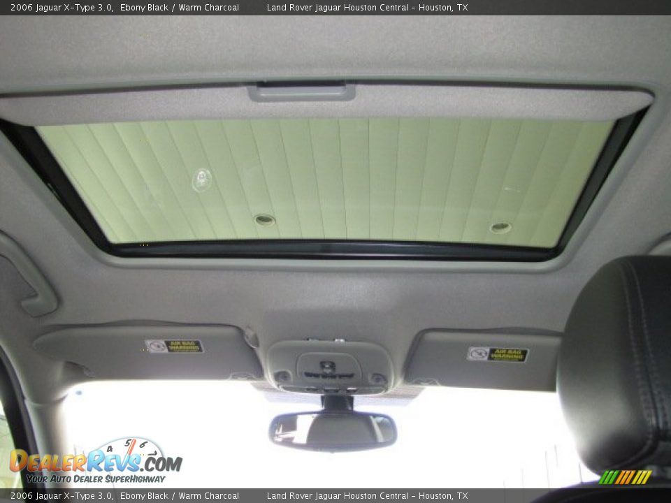 2006 Jaguar X-Type 3.0 Ebony Black / Warm Charcoal Photo #30