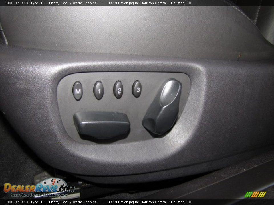 2006 Jaguar X-Type 3.0 Ebony Black / Warm Charcoal Photo #32