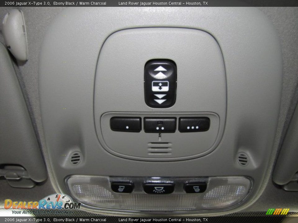 2006 Jaguar X-Type 3.0 Ebony Black / Warm Charcoal Photo #34