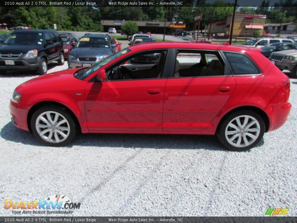 Brilliant Red 2010 Audi A3 2.0 TFSI Photo #9