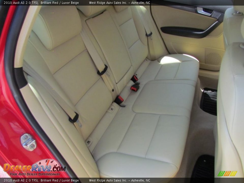 2010 Audi A3 2.0 TFSI Brilliant Red / Luxor Beige Photo #16