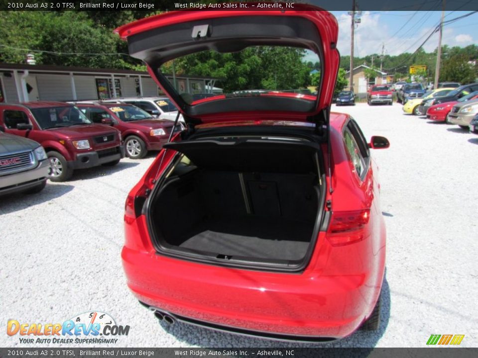 2010 Audi A3 2.0 TFSI Brilliant Red / Luxor Beige Photo #19