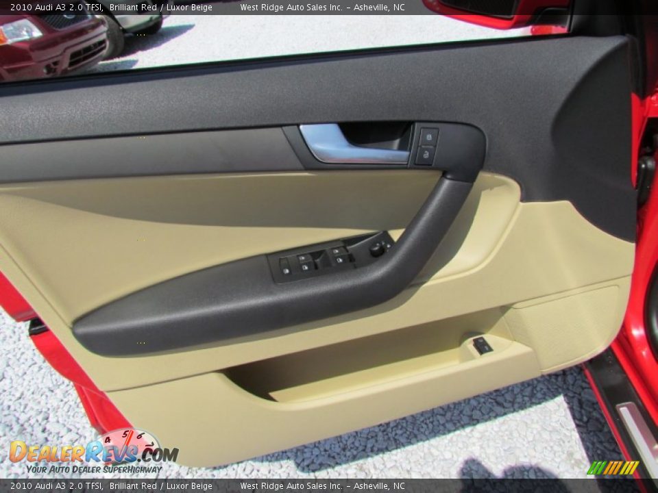 2010 Audi A3 2.0 TFSI Brilliant Red / Luxor Beige Photo #24