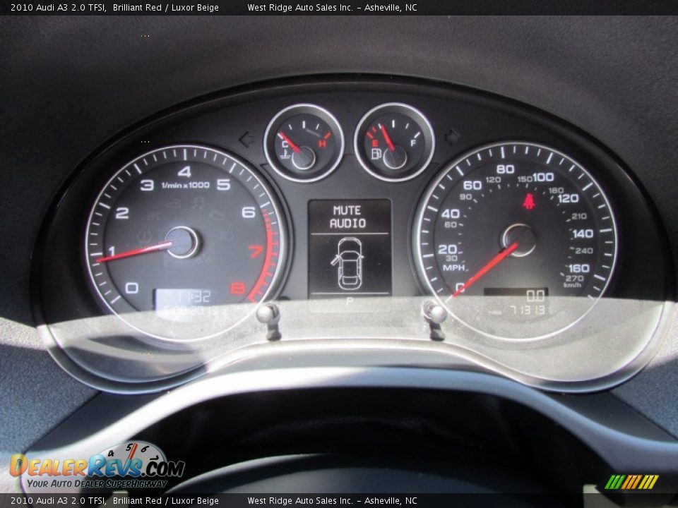 2010 Audi A3 2.0 TFSI Gauges Photo #28