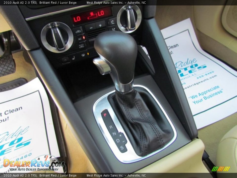2010 Audi A3 2.0 TFSI Brilliant Red / Luxor Beige Photo #31