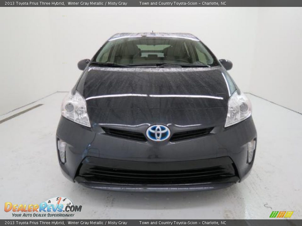 2013 Toyota Prius Three Hybrid Winter Gray Metallic / Misty Gray Photo #2