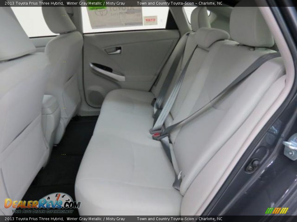 2013 Toyota Prius Three Hybrid Winter Gray Metallic / Misty Gray Photo #7