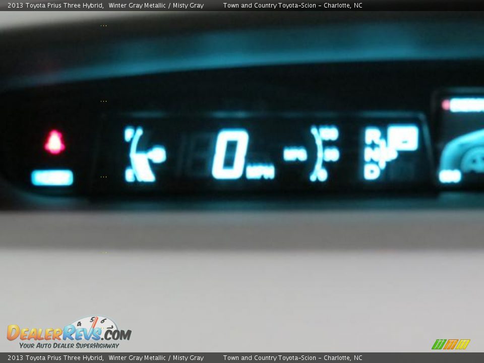 2013 Toyota Prius Three Hybrid Winter Gray Metallic / Misty Gray Photo #13