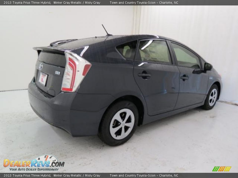 2013 Toyota Prius Three Hybrid Winter Gray Metallic / Misty Gray Photo #21
