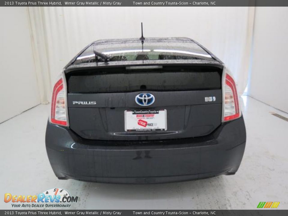 2013 Toyota Prius Three Hybrid Winter Gray Metallic / Misty Gray Photo #22