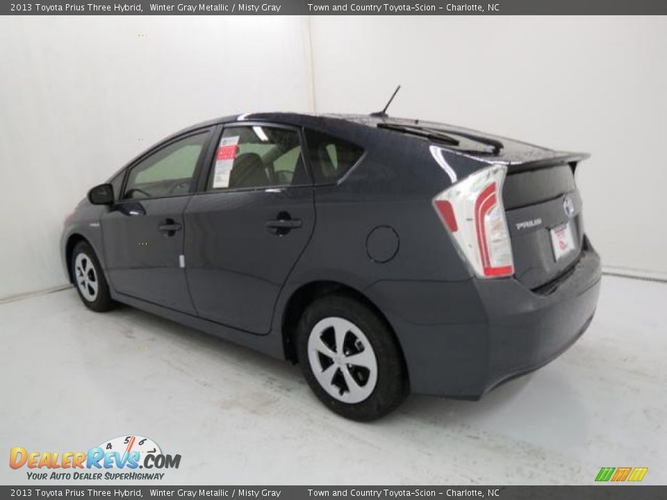 2013 Toyota Prius Three Hybrid Winter Gray Metallic / Misty Gray Photo #23