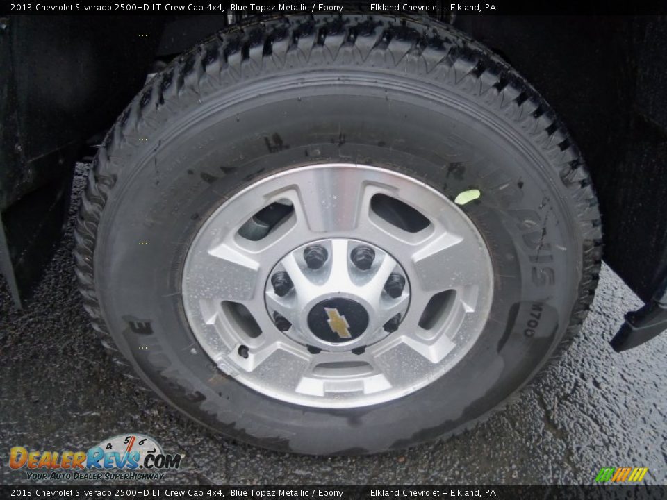2013 Chevrolet Silverado 2500HD LT Crew Cab 4x4 Blue Topaz Metallic / Ebony Photo #9
