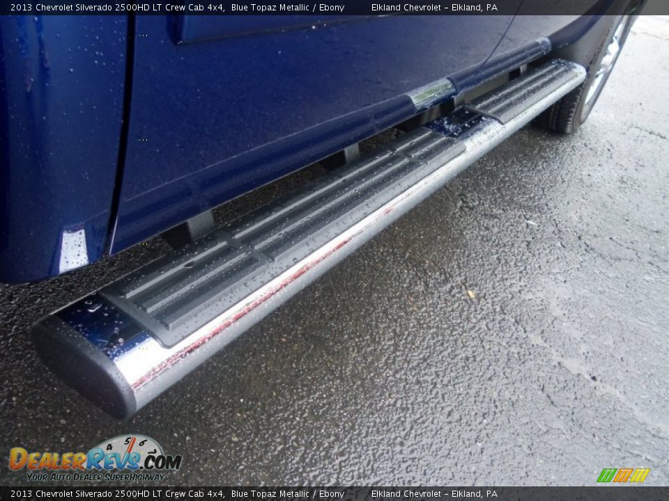2013 Chevrolet Silverado 2500HD LT Crew Cab 4x4 Blue Topaz Metallic / Ebony Photo #10