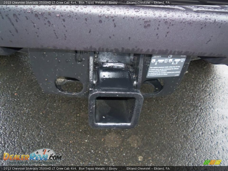 2013 Chevrolet Silverado 2500HD LT Crew Cab 4x4 Blue Topaz Metallic / Ebony Photo #13