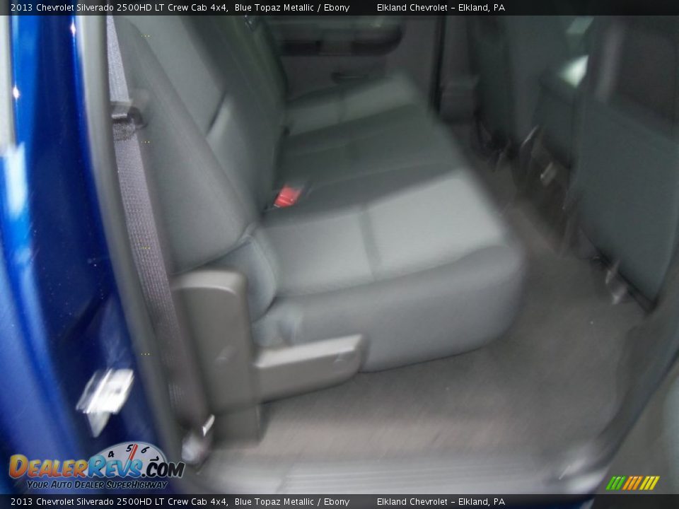 2013 Chevrolet Silverado 2500HD LT Crew Cab 4x4 Blue Topaz Metallic / Ebony Photo #18