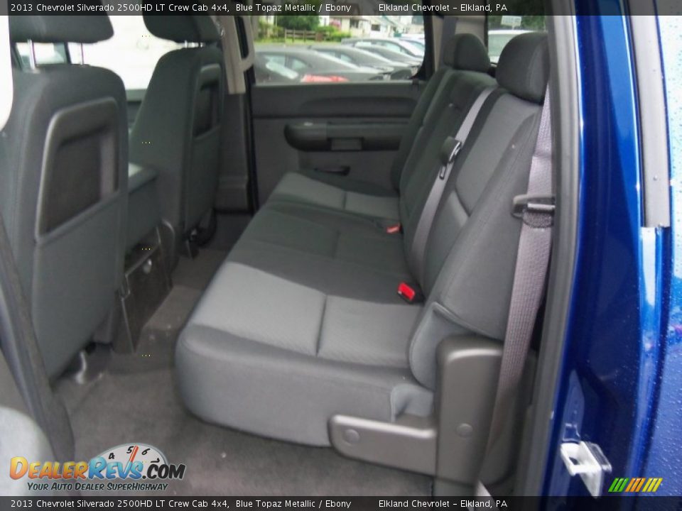 2013 Chevrolet Silverado 2500HD LT Crew Cab 4x4 Blue Topaz Metallic / Ebony Photo #21