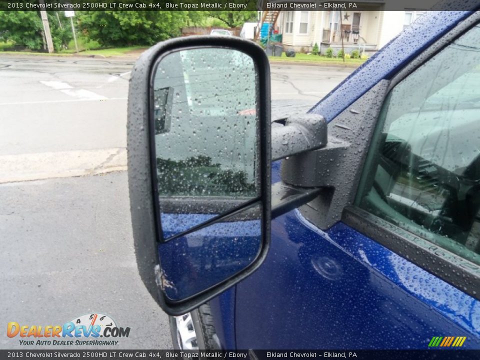 2013 Chevrolet Silverado 2500HD LT Crew Cab 4x4 Blue Topaz Metallic / Ebony Photo #22