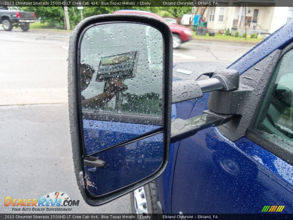 2013 Chevrolet Silverado 2500HD LT Crew Cab 4x4 Blue Topaz Metallic / Ebony Photo #23