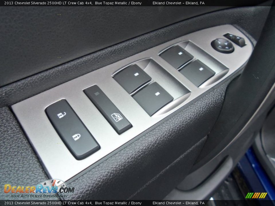 2013 Chevrolet Silverado 2500HD LT Crew Cab 4x4 Blue Topaz Metallic / Ebony Photo #25