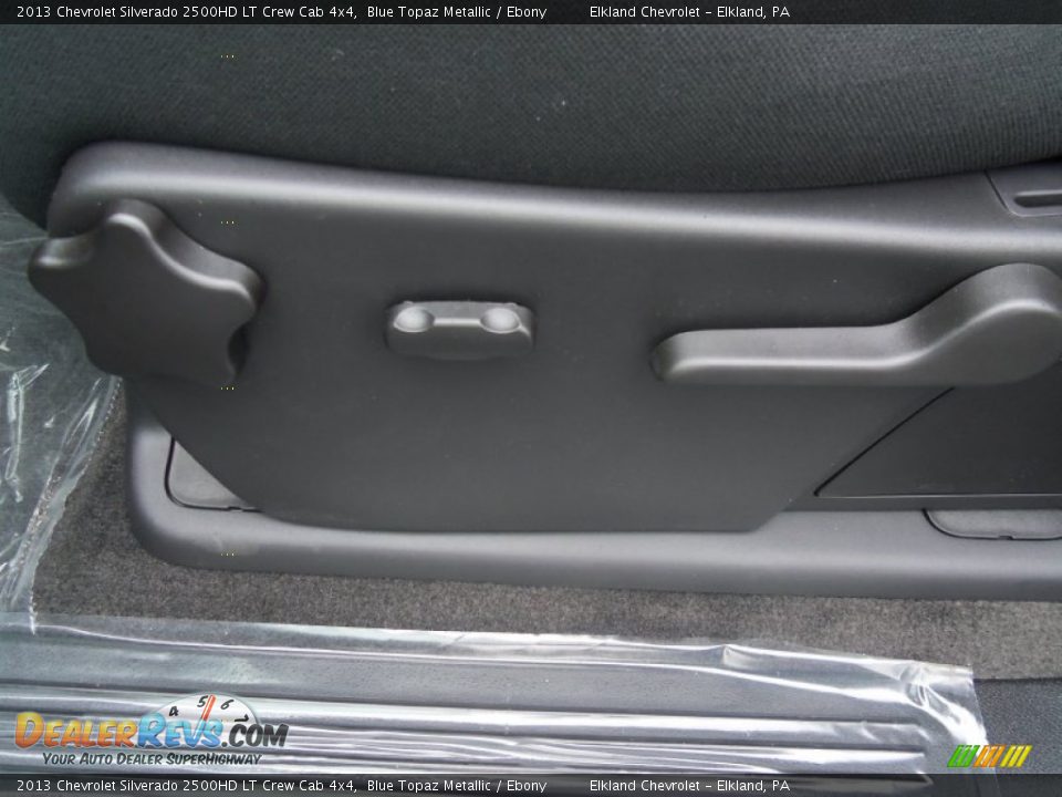 2013 Chevrolet Silverado 2500HD LT Crew Cab 4x4 Blue Topaz Metallic / Ebony Photo #27