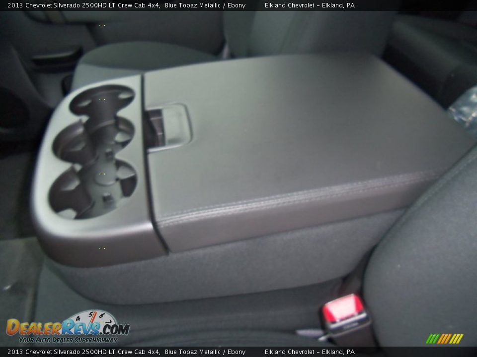 2013 Chevrolet Silverado 2500HD LT Crew Cab 4x4 Blue Topaz Metallic / Ebony Photo #29