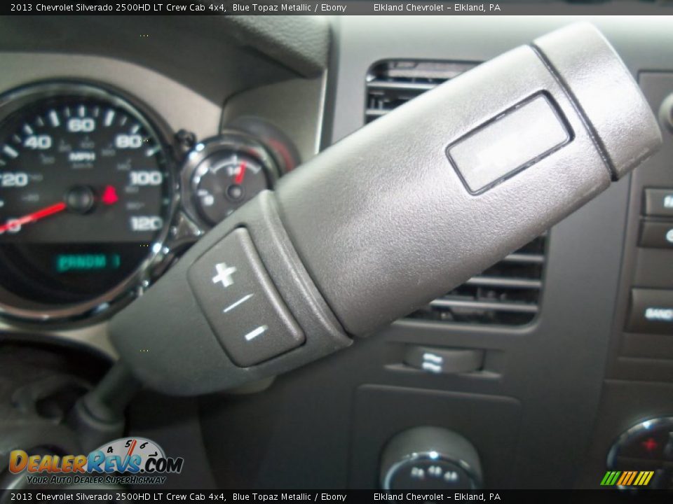 2013 Chevrolet Silverado 2500HD LT Crew Cab 4x4 Blue Topaz Metallic / Ebony Photo #35