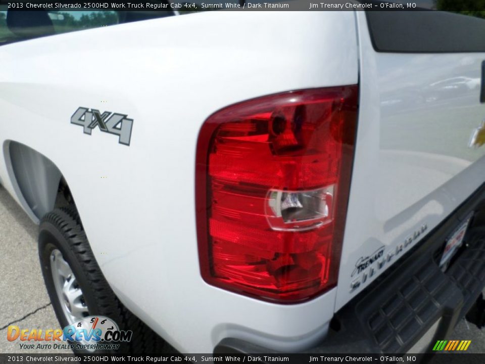 2013 Chevrolet Silverado 2500HD Work Truck Regular Cab 4x4 Summit White / Dark Titanium Photo #13