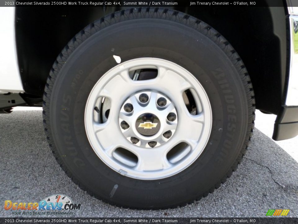 2013 Chevrolet Silverado 2500HD Work Truck Regular Cab 4x4 Summit White / Dark Titanium Photo #14