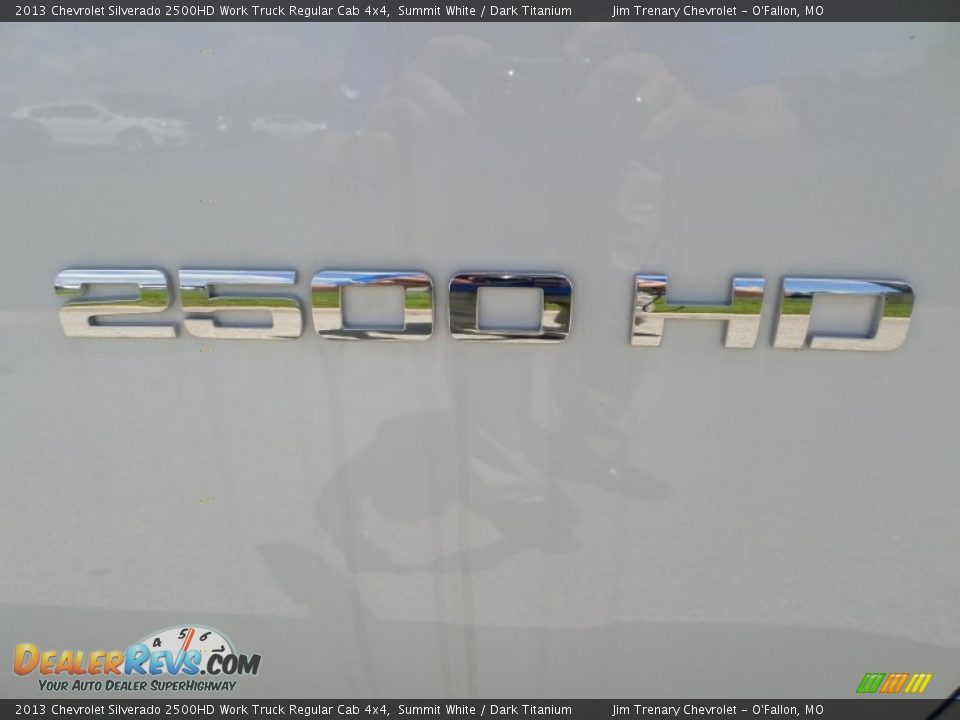 2013 Chevrolet Silverado 2500HD Work Truck Regular Cab 4x4 Summit White / Dark Titanium Photo #24