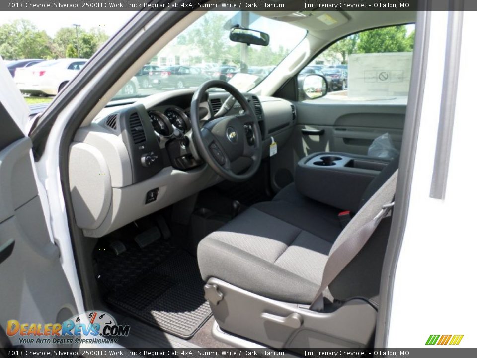 2013 Chevrolet Silverado 2500HD Work Truck Regular Cab 4x4 Summit White / Dark Titanium Photo #29