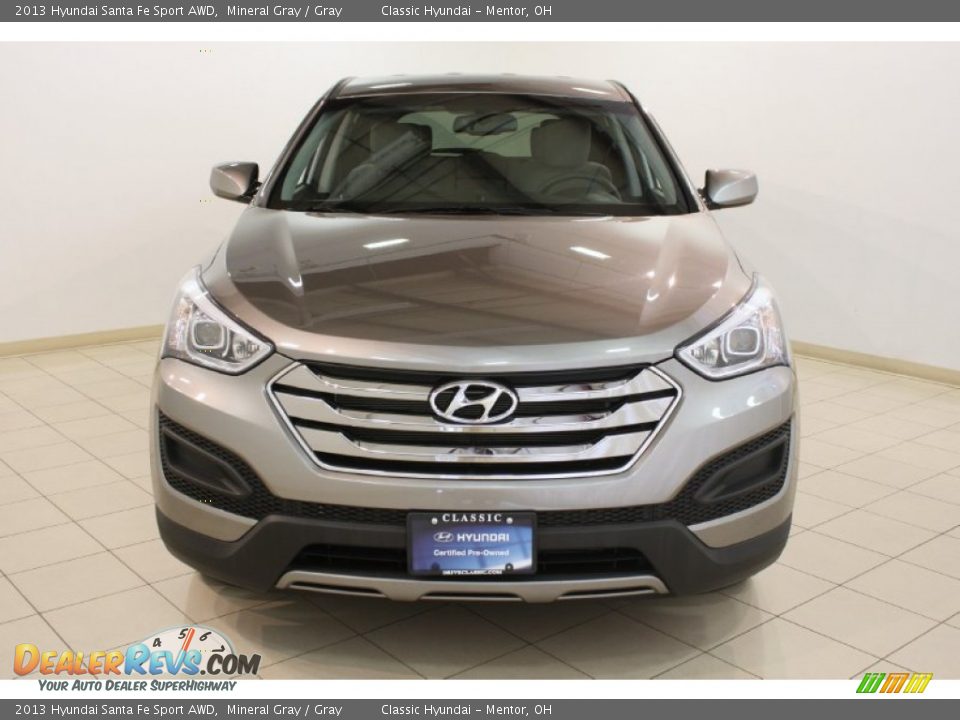 2013 Hyundai Santa Fe Sport AWD Mineral Gray / Gray Photo #2