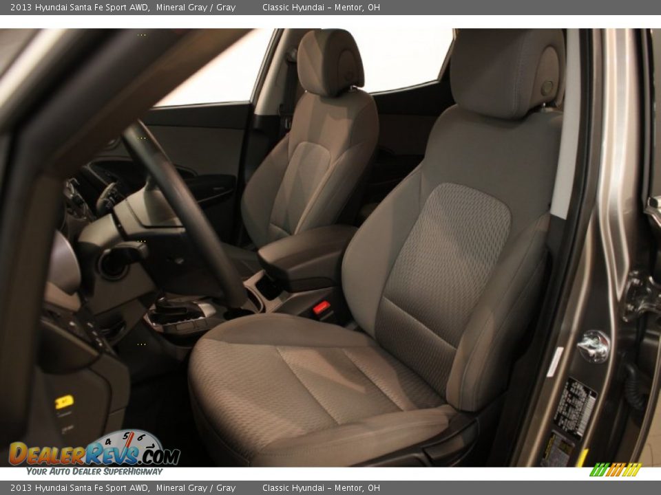 Front Seat of 2013 Hyundai Santa Fe Sport AWD Photo #5