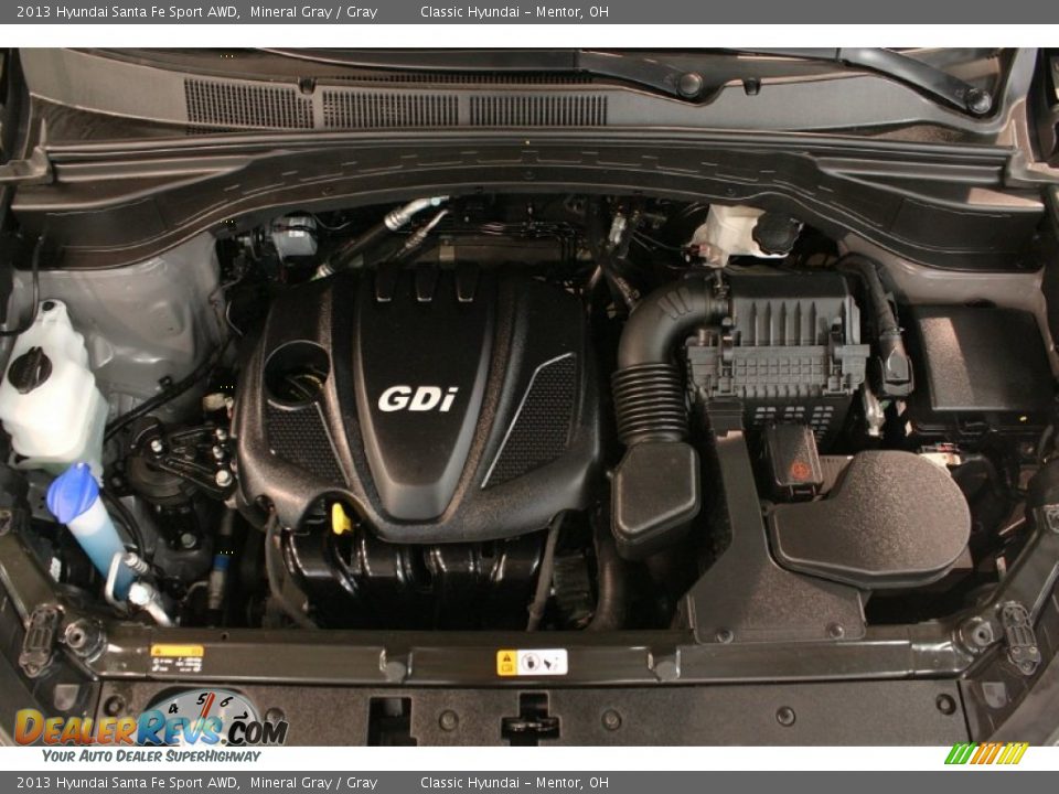 2013 Hyundai Santa Fe Sport AWD Mineral Gray / Gray Photo #15
