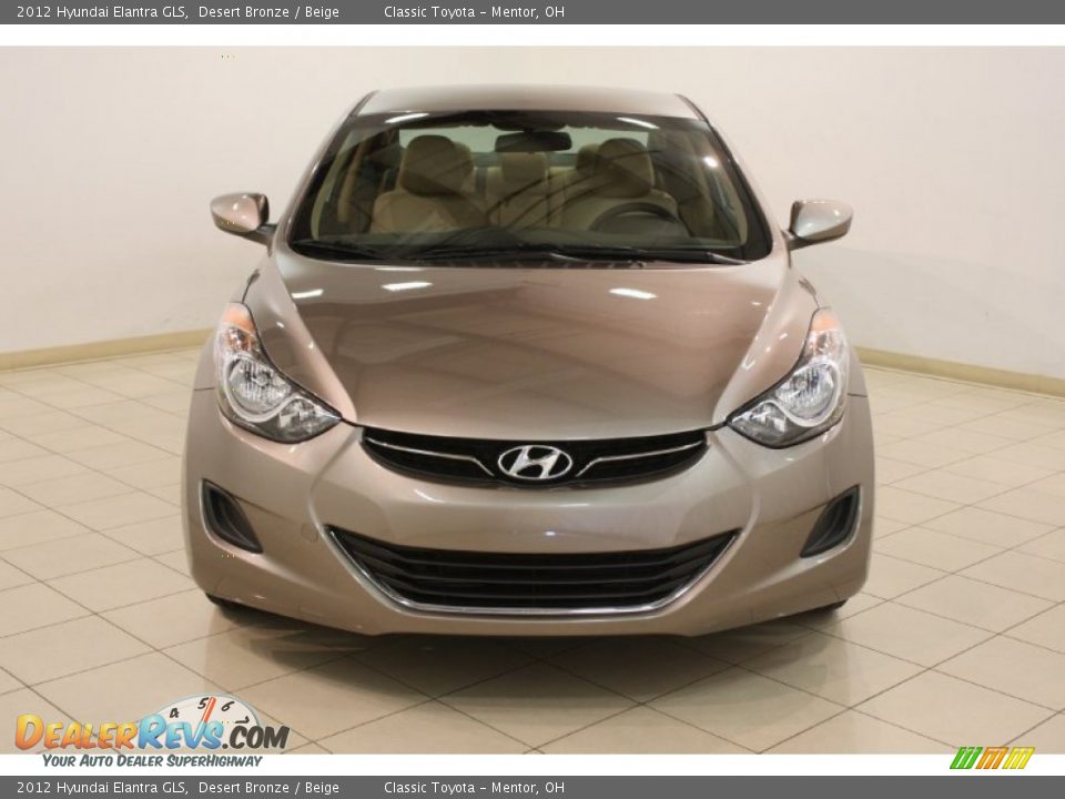2012 Hyundai Elantra GLS Desert Bronze / Beige Photo #2
