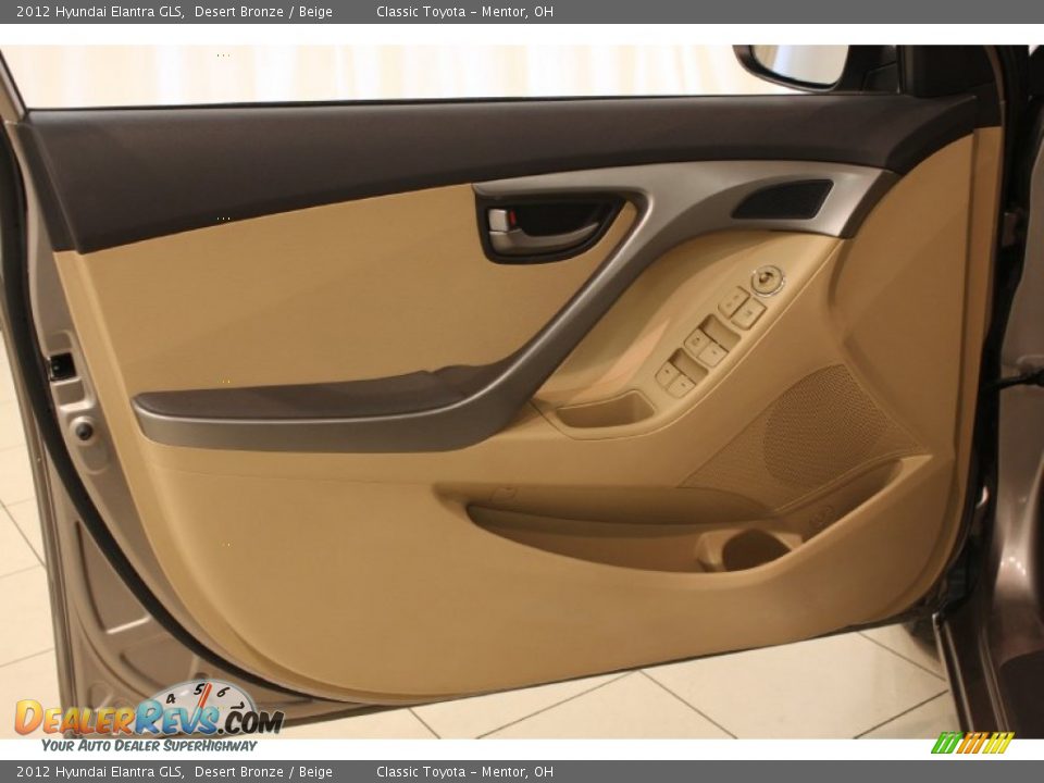 2012 Hyundai Elantra GLS Desert Bronze / Beige Photo #4