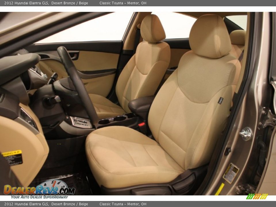 2012 Hyundai Elantra GLS Desert Bronze / Beige Photo #5